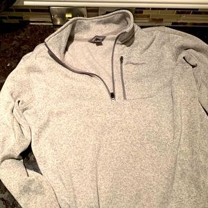 Eddie Bauer Sweater 1/4 zip (gray)